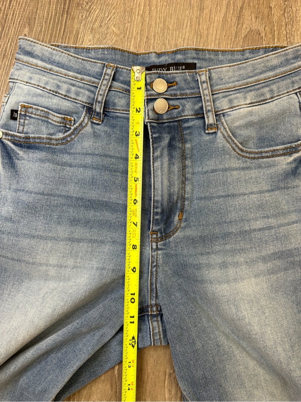 Judy Blue Cool Runnings Wide Leg Crop Jeans Size 5/27 - Picture 6 of 10